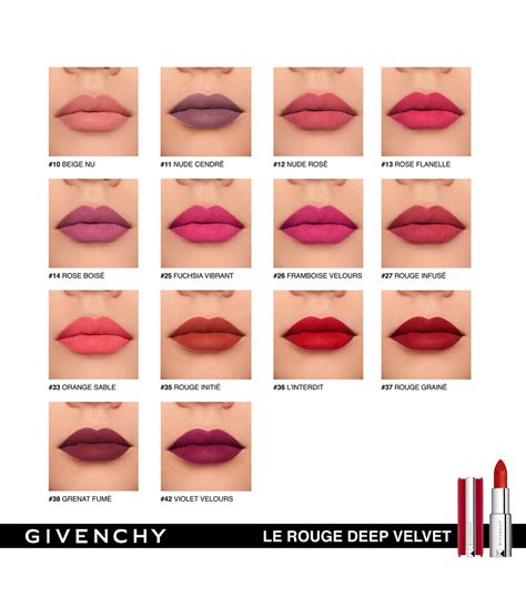 Givenchy Le Rouge Deep Velvet Nº27 : Amazon.it: Beauty